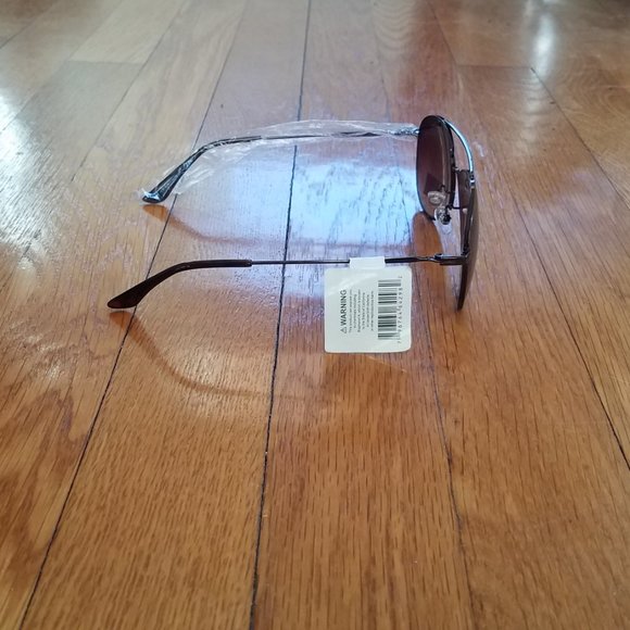 NWT H by Halston Aviator Bronze Sunglasses STyle # HH 11552 - Picture 3 of 7